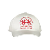 La Martina White Cotton Men Cap -   -  La Martina.